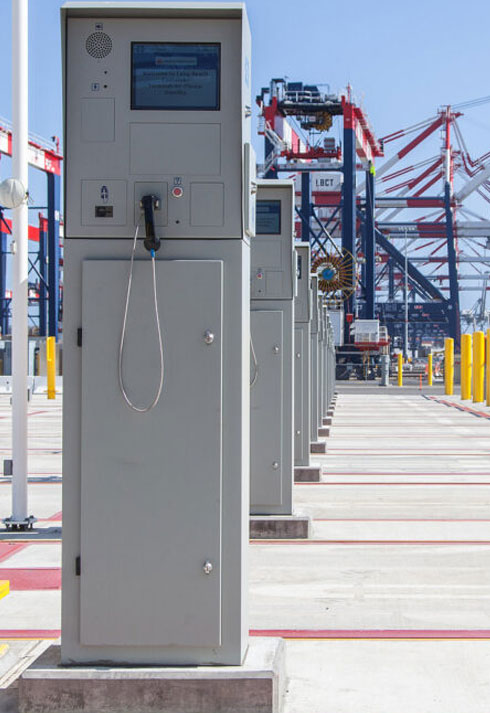 Durable, task-specific kiosks & callboxes designed to meet the rigorous demands & harsh environments of ports & terminals | NASCENT technology