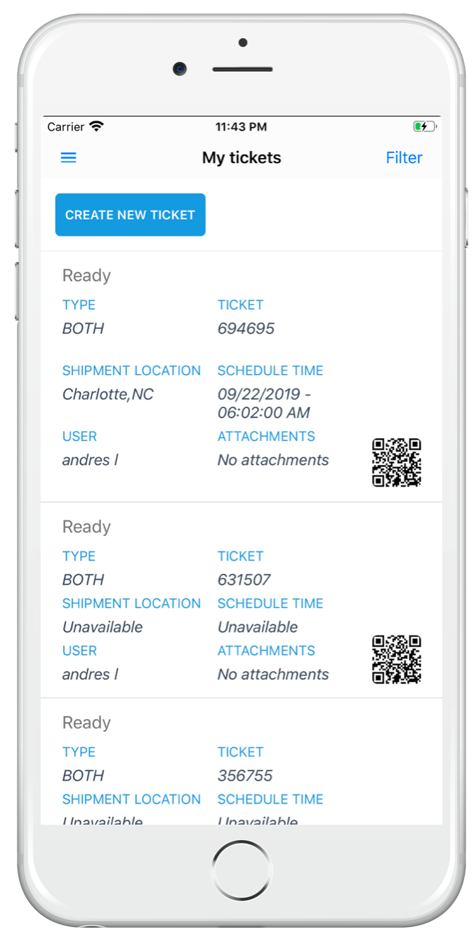 NASCENT Technology’s readyAGS, Mobile Automated Gate System APP, seamlessly integrates with a port, terminal or facility’s TOS/YMS/WMS/TMS on your iPhone or Android device.